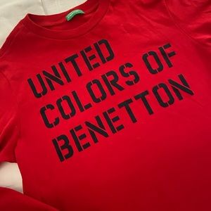 Kids Unisex Benetton Long Sleeve T